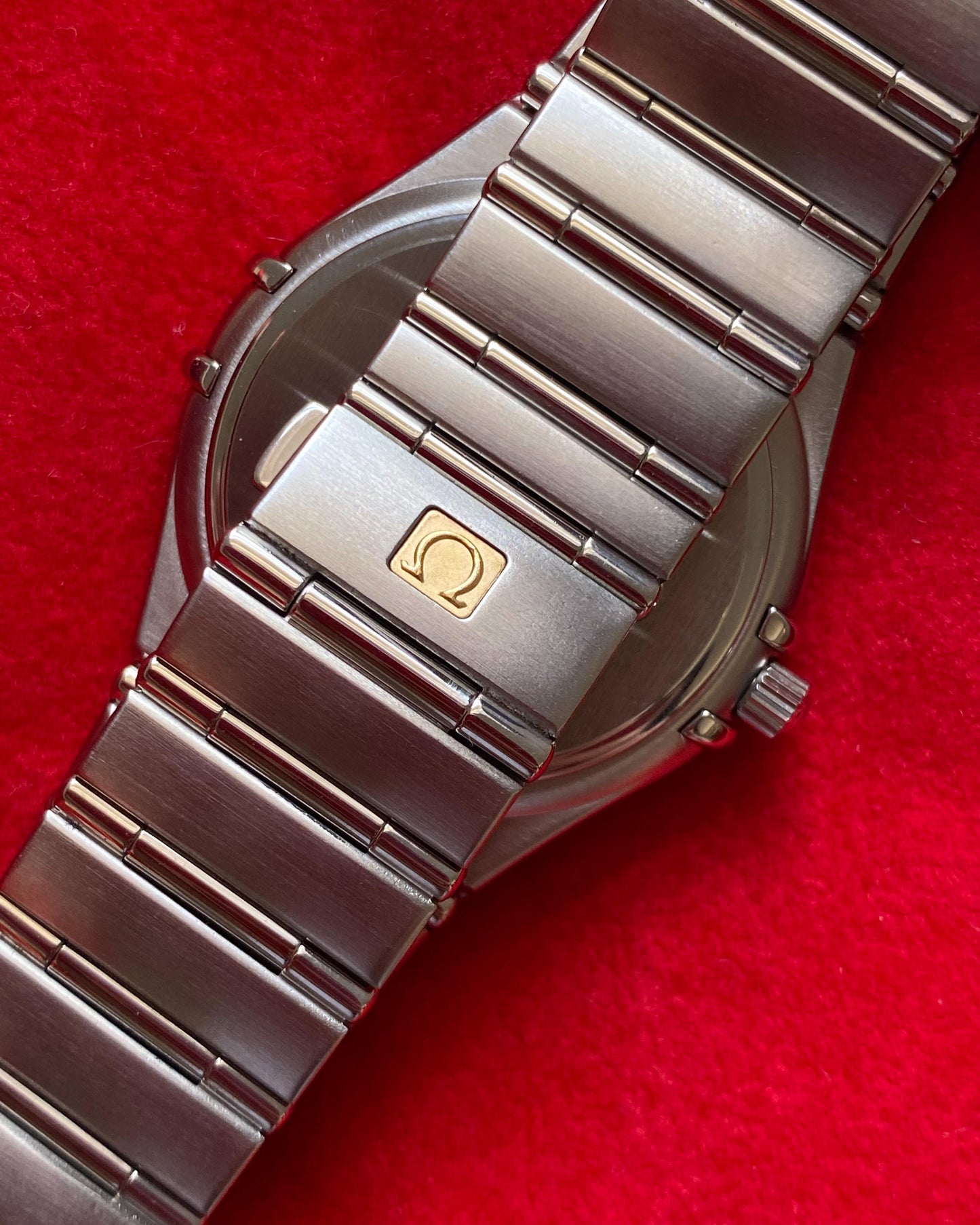 2000s Omega Constellation All Steel Blue Dial