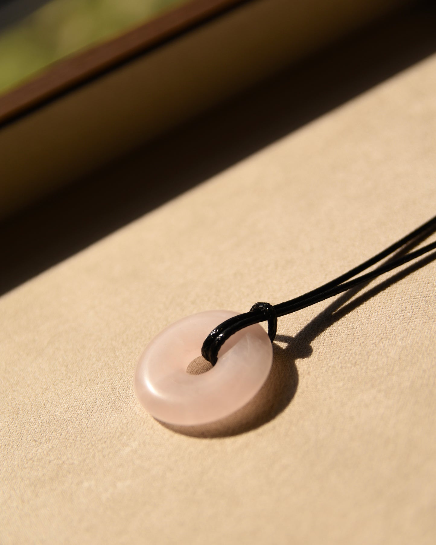 Stone Medallion Accessory Necklace