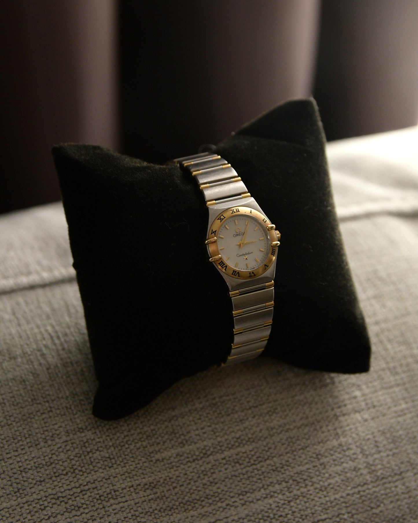 New Arrival: 2000s Omega Constellation Mini Mother of Pearl Half Bar