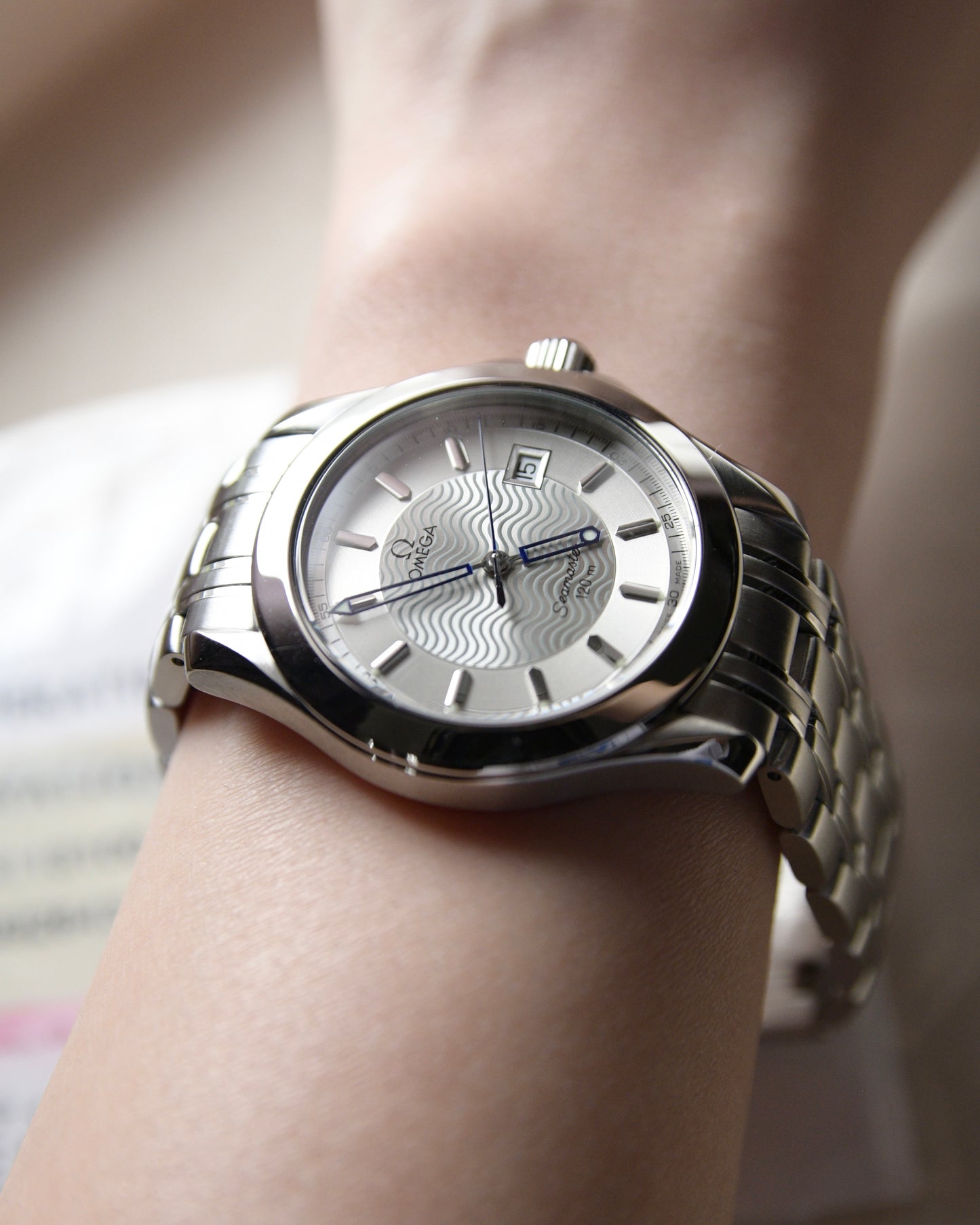 2000 Omega Seamaster Silver Dial 120m 36mm