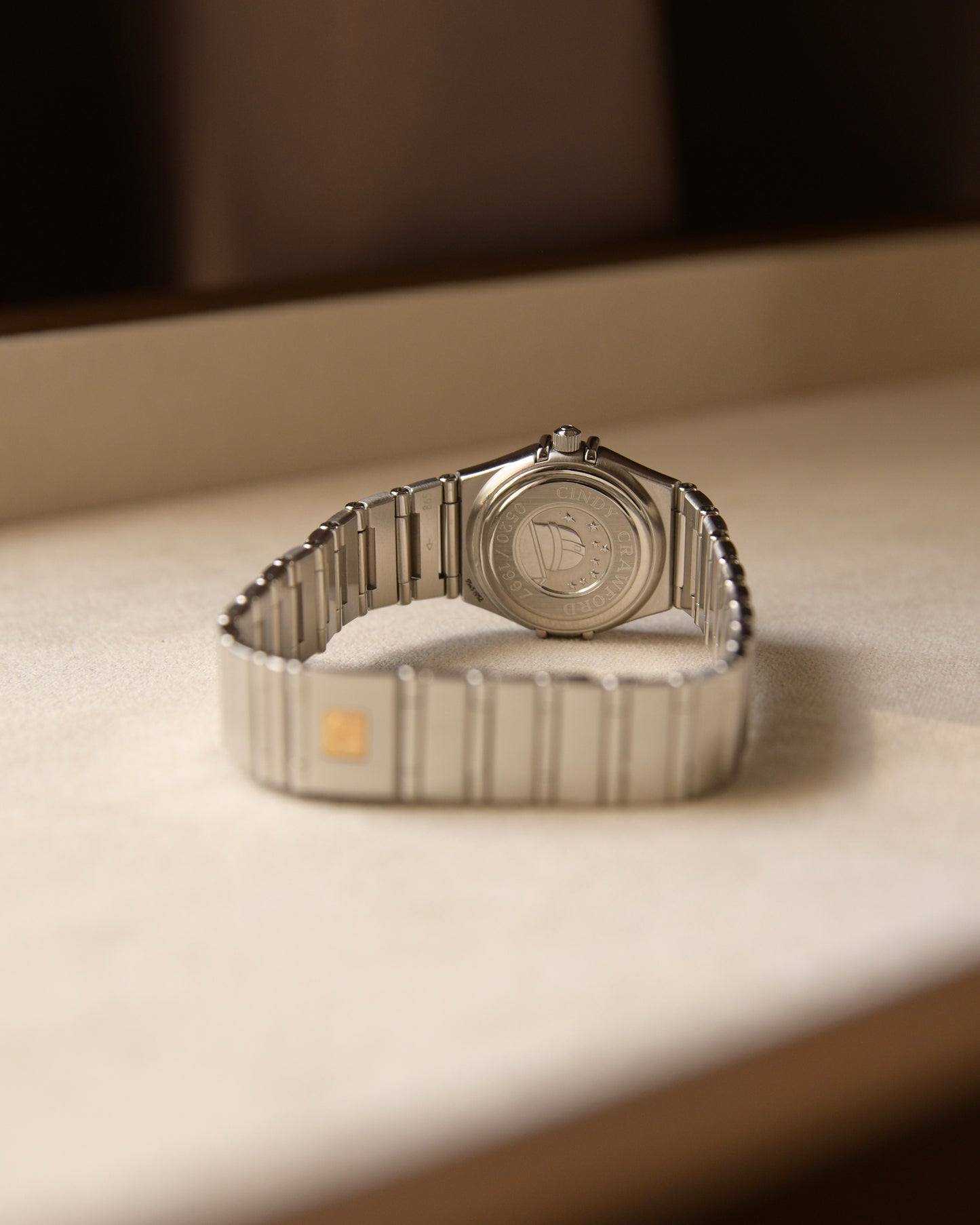 1997 Omega Constellation Limited Edition 'Cindy Crawford' Champagne Dial 12P Diamonds