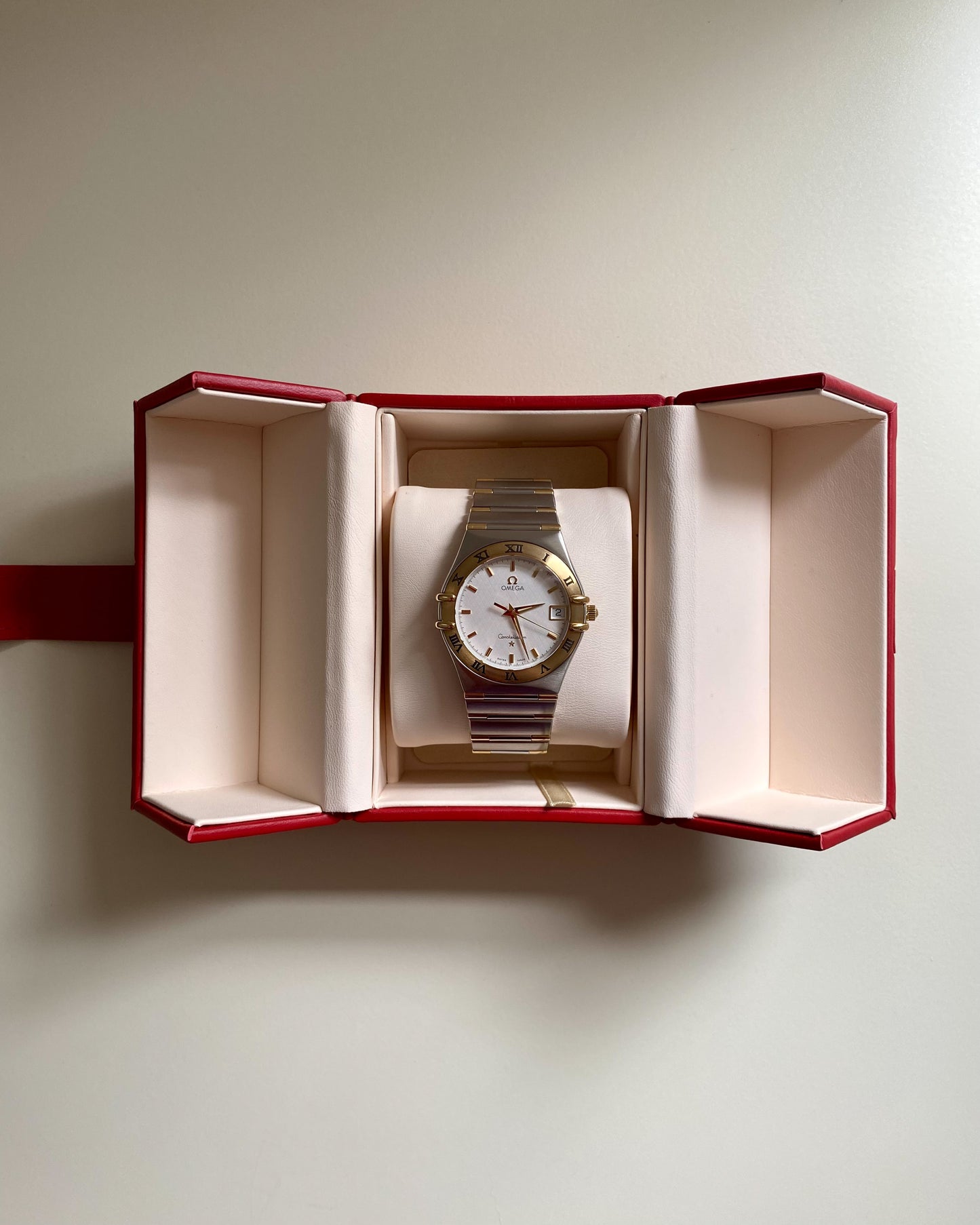 2000s Omega Constellation Large Two-tone Half Bar