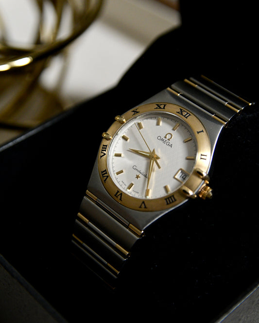 2000s Omega Constellation 33.5mm Half Bar Unisex